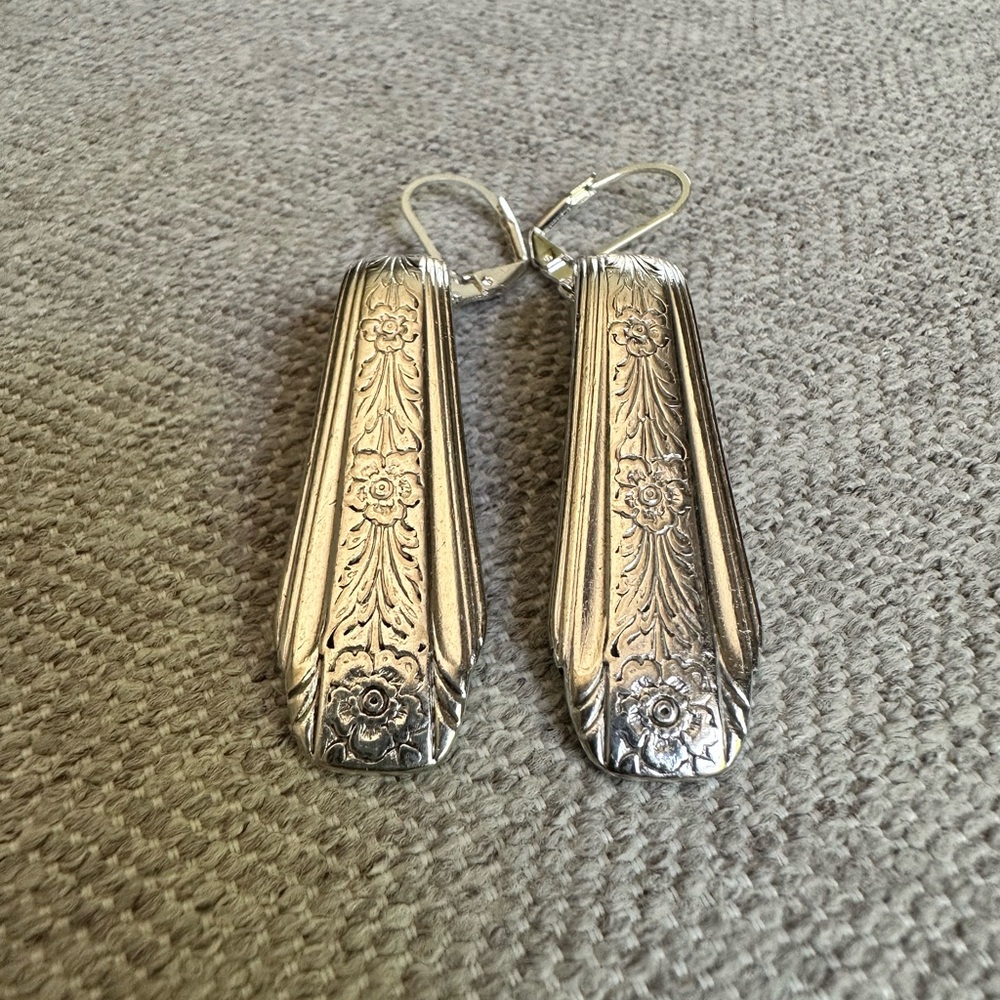 Silverware Earrings - Picture 4 of 9
